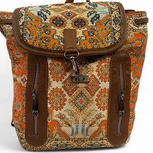 Women’s Turkish Patterned Backpack with Adjustable Strap
